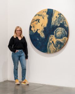 erica everage abstract artist with artwork