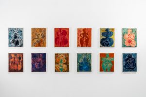 erica everage small abstract paintings